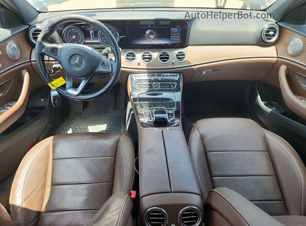 WDDZF4KB1HA277053 2017 MERCEDES-BENZ E Blue Вид панелі приладів
