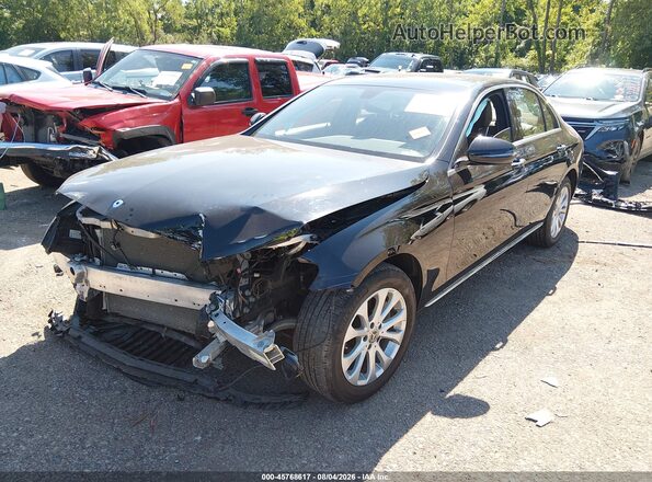WDDZF4KB1JA347141 2018 MERCEDES-BENZ E-CLASS Black Vista tres cuartos delantera izquierda