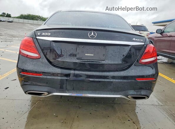 WDDZF4KB1JA417222 2018 MERCEDES-BENZ E Black Вид ззаду