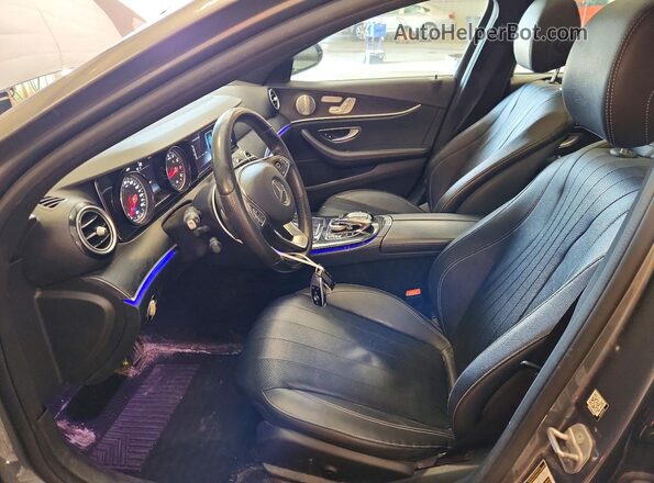 WDDZF4KB2HA022959 2017 MERCEDES-BENZ E Gray Widok wnętrza z przodu