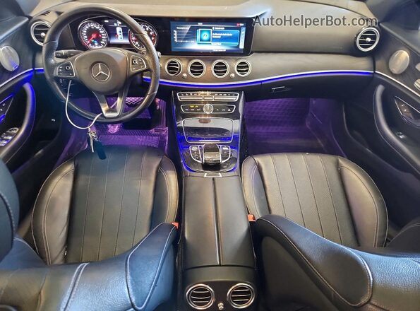WDDZF4KB2HA022959 2017 MERCEDES-BENZ E Gray Widok deski rozdzielczej