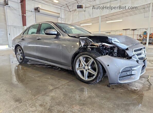 WDDZF4KB2HA022959 2017 MERCEDES-BENZ E Gray Przód prawy