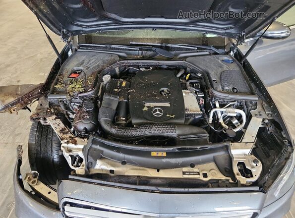 WDDZF4KB2HA022959 2017 MERCEDES-BENZ E Gray Widok wnętrza z tyłu