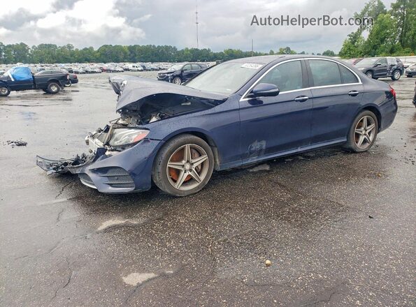 WDDZF4KB2HA025098 2017 MERCEDES-BENZ E-CLASS Blue Tył lewy