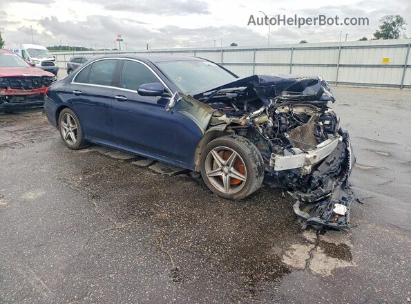 WDDZF4KB2HA025098 2017 MERCEDES-BENZ E-CLASS Blue Widok z przodu
