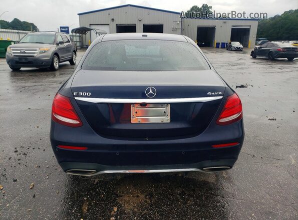 WDDZF4KB2HA025098 2017 MERCEDES-BENZ E-CLASS Blue Widok wnętrza z przodu