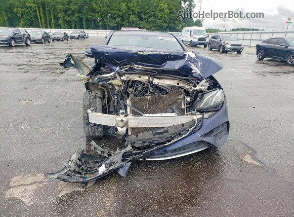 WDDZF4KB2HA025098 2017 MERCEDES-BENZ E-CLASS Blue Widok z tyłu