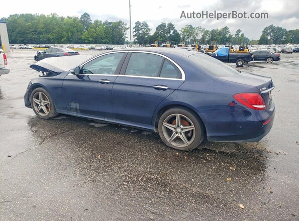 WDDZF4KB2HA025098 2017 MERCEDES-BENZ E-CLASS Blue Tył prawy