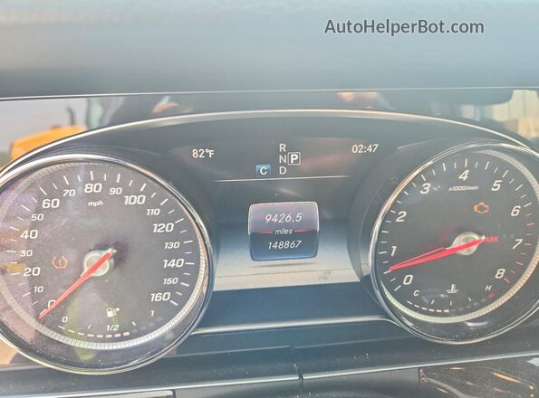 WDDZF4KB2HA061793 2017 MERCEDES-BENZ E Gray Սարքավորումների վահանակի տեսք