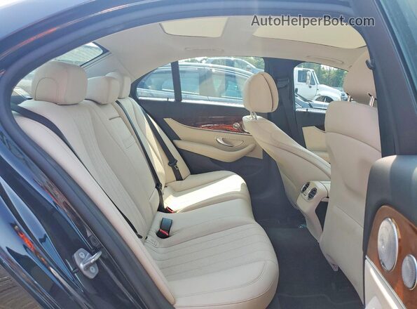 WDDZF4KB2HA128909 2017 MERCEDES-BENZ E Black Rear seats view