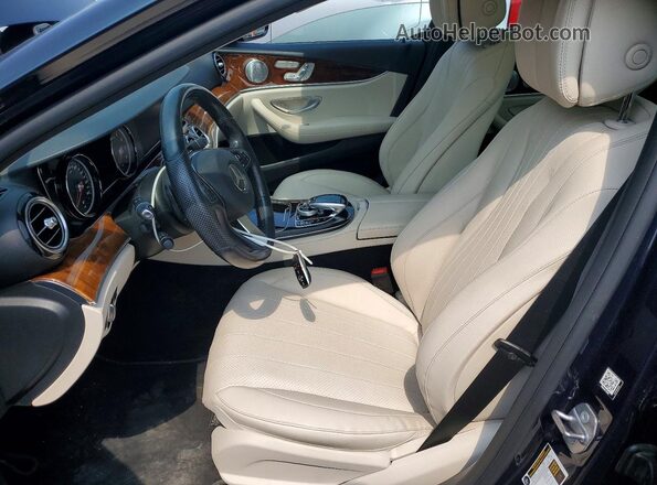 WDDZF4KB2HA128909 2017 MERCEDES-BENZ E Black Front interior view