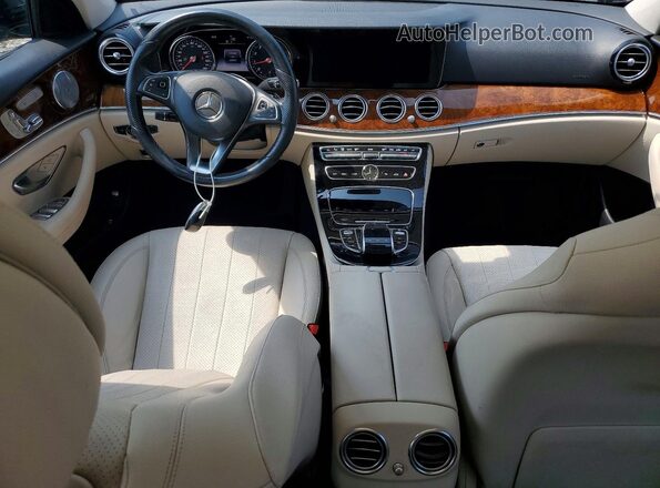 WDDZF4KB2HA128909 2017 MERCEDES-BENZ E Black Dashboard view