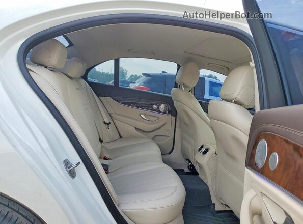 WDDZF4KB2HA171890 2017 MERCEDES-BENZ E White უკანა სავარძლების ხედი