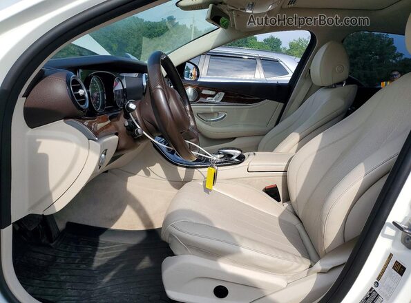 WDDZF4KB2HA171890 2017 MERCEDES-BENZ E White წინა სალონის ხედი