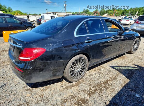WDDZF4KB2HA218125 2017 MERCEDES-BENZ E Black Задня права чверть