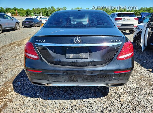 WDDZF4KB2HA218125 2017 MERCEDES-BENZ E Black Вид ззаду