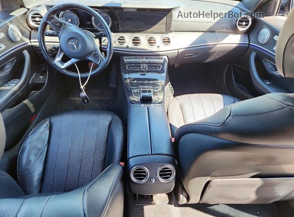 WDDZF4KB2HA218125 2017 MERCEDES-BENZ E Black Вид панелі приладів