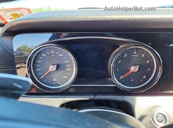 WDDZF4KB2HA218125 2017 MERCEDES-BENZ E Black Вид щитка приладів