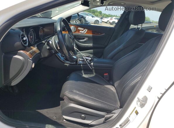 WDDZF4KB2HA279684 2017 MERCEDES-BENZ E White წინა სალონის ხედი