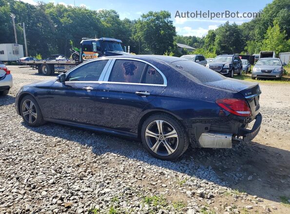 WDDZF4KB2JA371562 2018 MERCEDES-BENZ E Blue Задня ліва чверть
