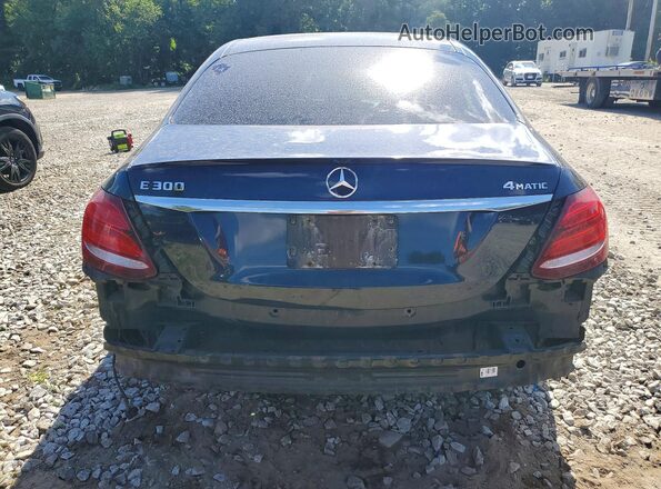 WDDZF4KB2JA371562 2018 MERCEDES-BENZ E Blue Вид ззаду