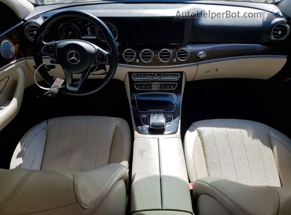 WDDZF4KB2JA371562 2018 MERCEDES-BENZ E Blue Вид панелі приладів