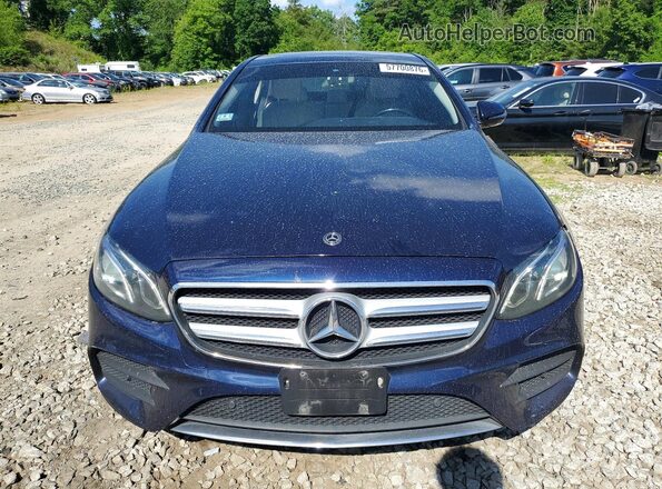 WDDZF4KB2JA371562 2018 MERCEDES-BENZ E Blue Вид спереду