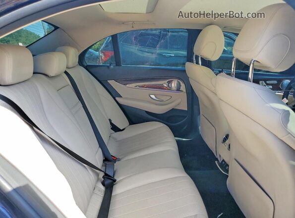 WDDZF4KB2JA371562 2018 MERCEDES-BENZ E Blue Вид задніх сидінь