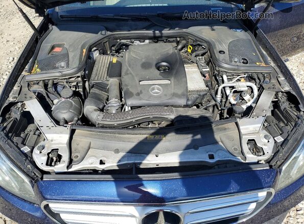 WDDZF4KB2JA371562 2018 MERCEDES-BENZ E Blue Вид задньої частини салону