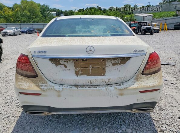 WDDZF4KB2JA479938 2018 MERCEDES-BENZ E White Widok z tyłu