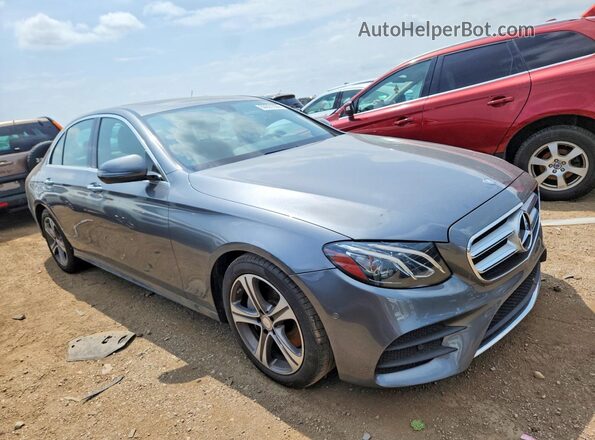 WDDZF4KB3HA161241 2017 MERCEDES-BENZ E Gray Delantero derecho