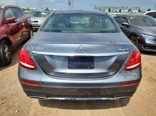 WDDZF4KB3HA161241 2017 MERCEDES-BENZ E Gray Vista trasera
