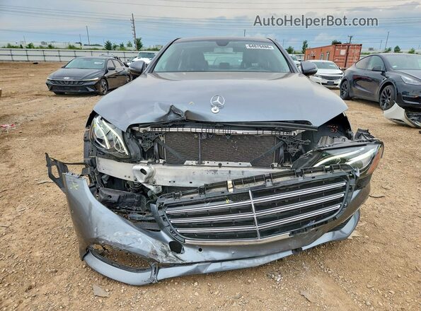 WDDZF4KB3HA169534 2017 MERCEDES-BENZ E Gray Front view