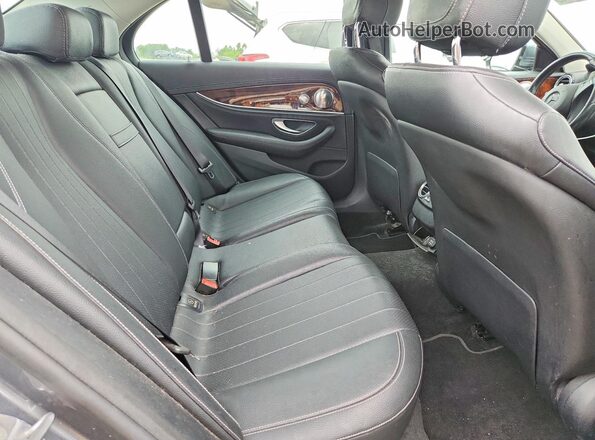 WDDZF4KB3HA169534 2017 MERCEDES-BENZ E Gray Rear seats view