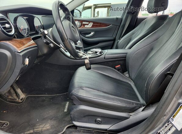 WDDZF4KB3HA169534 2017 MERCEDES-BENZ E Gray Front interior view