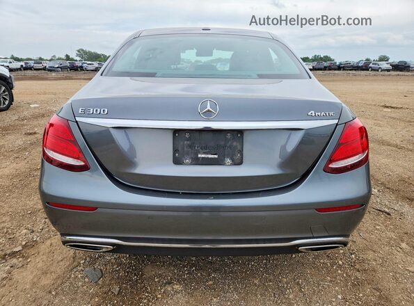 WDDZF4KB3HA169534 2017 MERCEDES-BENZ E Gray Rear view