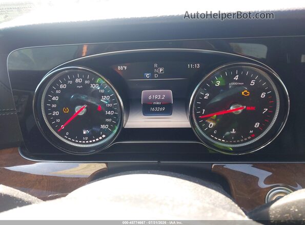 WDDZF4KB3HA205674 2017 MERCEDES-BENZ E-CLASS Gray Widok tylnych siedzeń