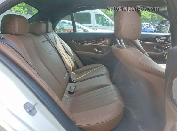 WDDZF4KB3JA371568 2018 MERCEDES-BENZ E White Rear seats view
