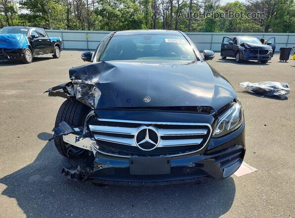 WDDZF4KB3KA504721 2019 MERCEDES-BENZ E Black Front view