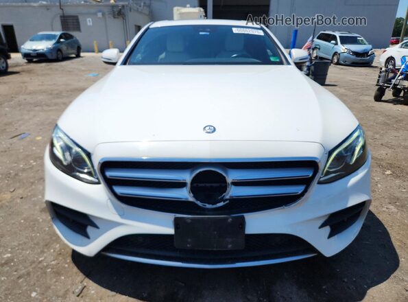 WDDZF4KB4HA019819 2017 MERCEDES-BENZ E White Widok z przodu