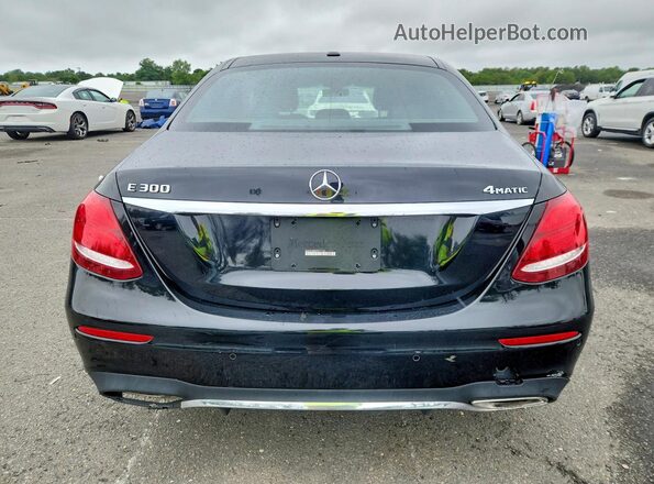 WDDZF4KB4HA077655 2017 MERCEDES-BENZ E Black Vista trasera