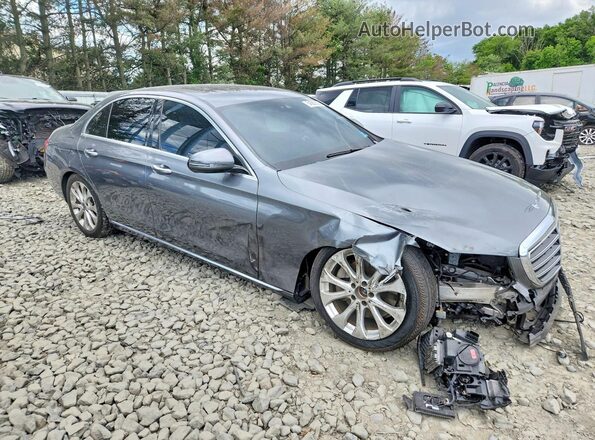 WDDZF4KB4JA310083 2018 MERCEDES-BENZ E Серый Передняя правая четверть