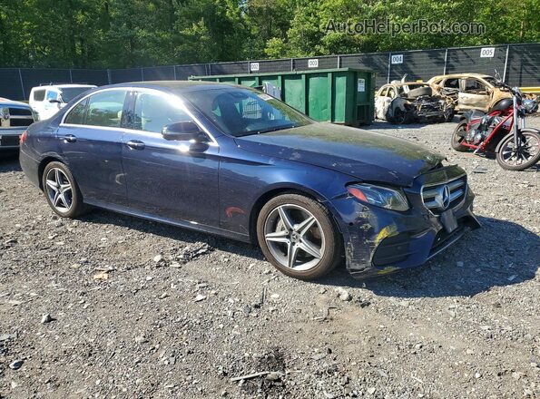 WDDZF4KB4JA404853 2018 MERCEDES-BENZ E Blue Передня права чверть
