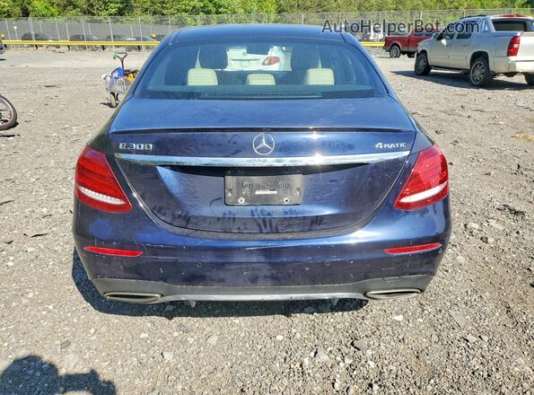 WDDZF4KB4JA404853 2018 MERCEDES-BENZ E Blue Вид ззаду