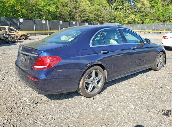 WDDZF4KB4JA404853 2018 MERCEDES-BENZ E Blue Задня права чверть