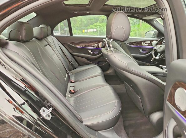 WDDZF4KB4JA486079 2018 MERCEDES-BENZ E Черный Вид задних сидений