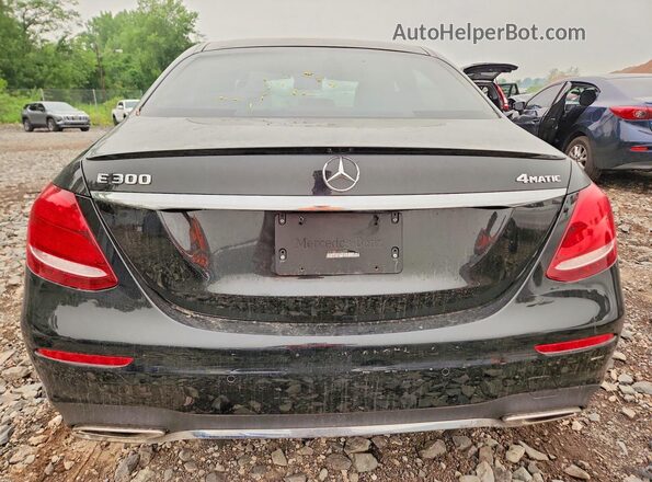 WDDZF4KB4JA486079 2018 MERCEDES-BENZ E Черный Вид сзади