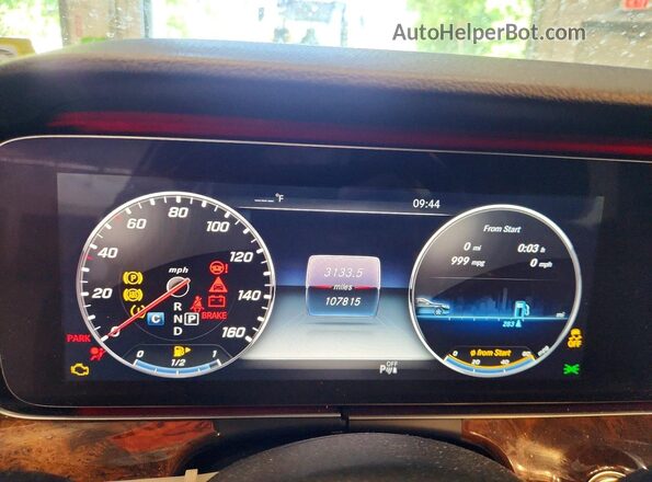 WDDZF4KB4KA590914 2019 MERCEDES-BENZ E Silver Вид щитка приладів