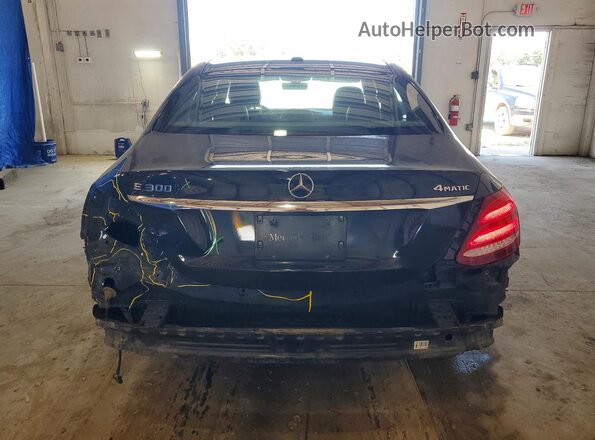 WDDZF4KB5HA023295 2017 MERCEDES-BENZ E Black უკანა ხედი