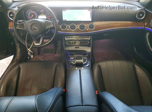 WDDZF4KB5HA023295 2017 MERCEDES-BENZ E Black წინა პანელის ხედი